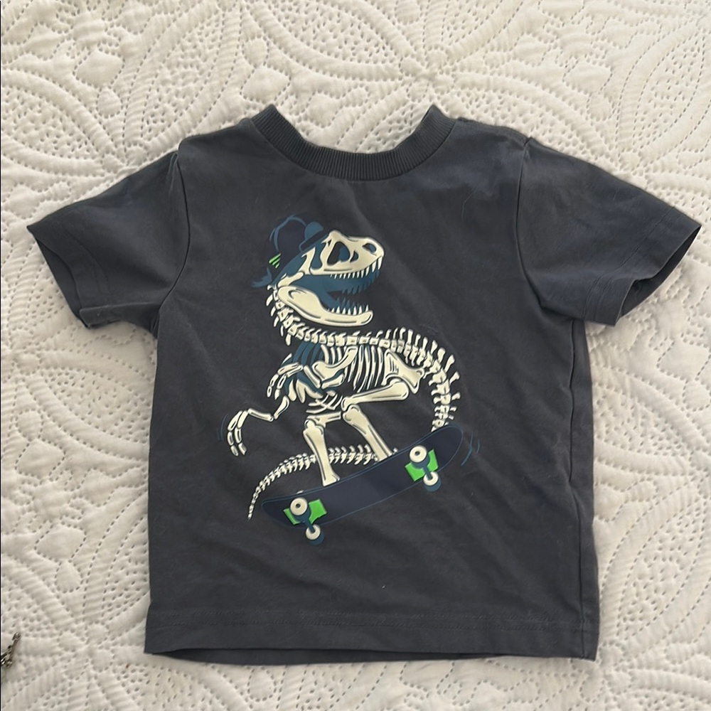 Tommy Bahama (baby 12 m) Dino tee — glows in the dark! 😎